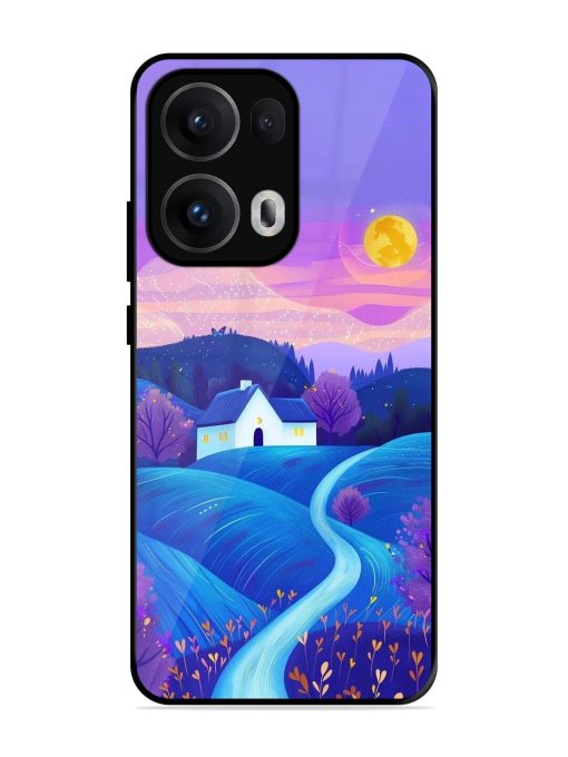 Moonlit Meadow Glossy Soft Edge Case for Oppo Reno 13 Pro (5G)