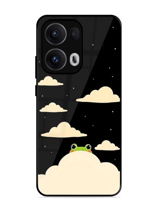 Froggy Night Sky Glossy Soft Edge Case for Oppo Reno 13 Pro (5G)