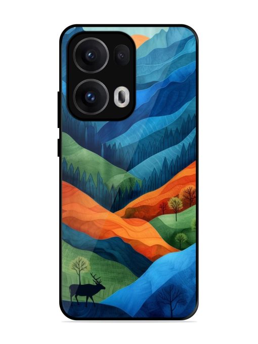Layers Of The Land Glossy Soft Edge Case for Oppo Reno 13 Pro (5G)