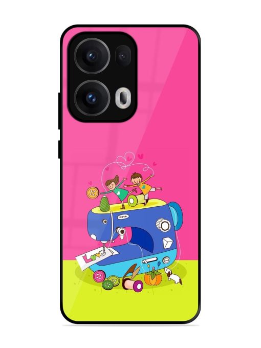 Sew Cute Glossy Soft Edge Case for Oppo Reno 13 Pro (5G)