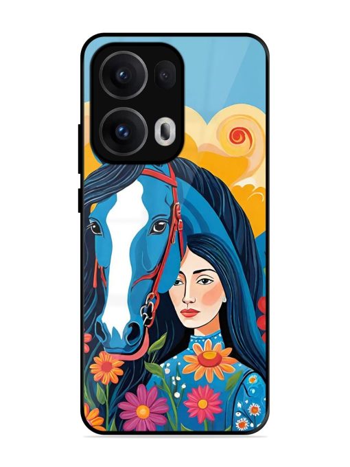 Equine Enchantment Glossy Soft Edge Case for Oppo Reno 13 Pro (5G)