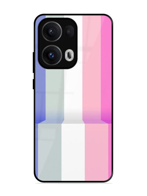 Pastel Palette Glossy Soft Edge Case for Oppo Reno 13 Pro (5G)