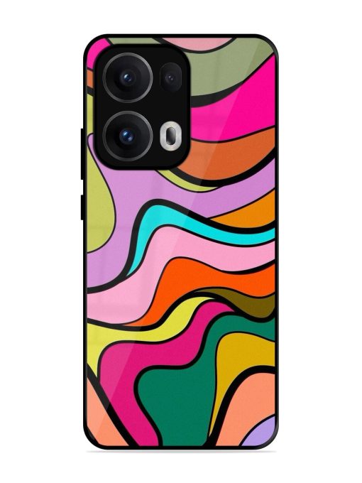 Wavy Wonder Glossy Soft Edge Case for Oppo Reno 13 Pro (5G)