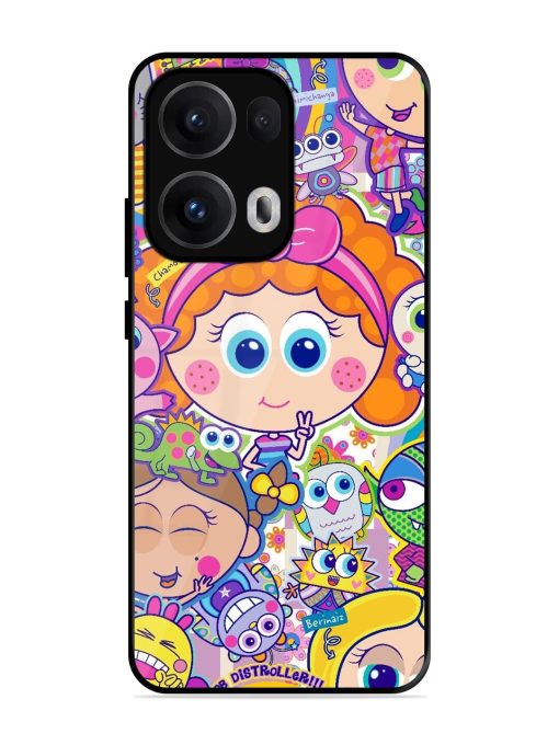 Distroller Friends Glossy Soft Edge Case for Oppo Reno 13 Pro (5G)