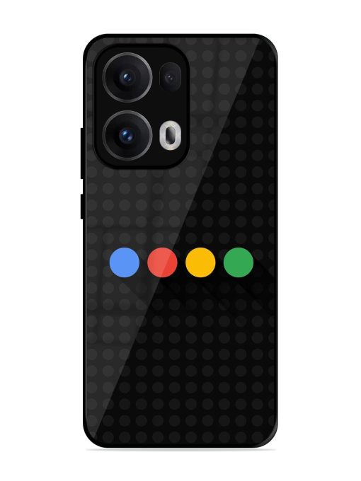 Google Dots Glossy Soft Edge Case for Oppo Reno 13 Pro (5G)