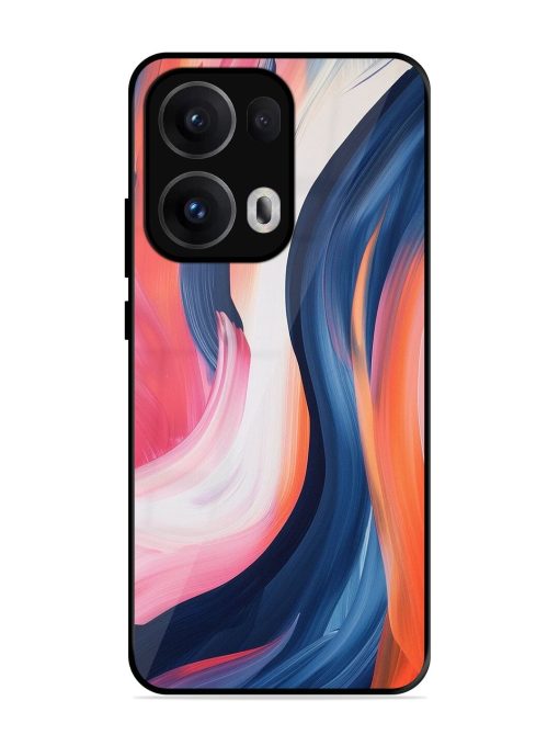 Whirling Hues Glossy Soft Edge Case for Oppo Reno 13 Pro (5G)