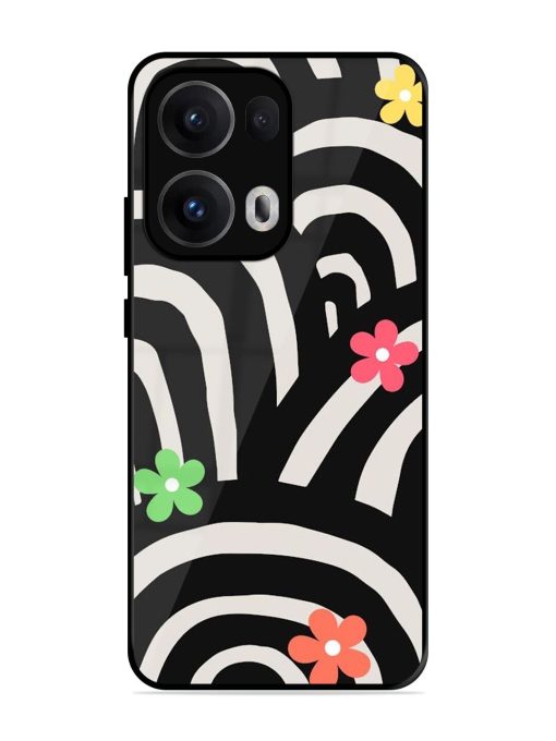 Rainbow Arcs Glossy Soft Edge Case for Oppo Reno 13 Pro (5G)