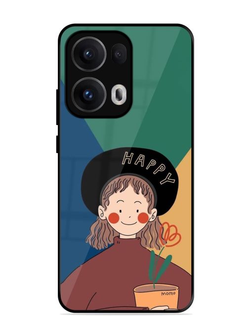 Happy Momo Glossy Soft Edge Case for Oppo Reno 13 Pro (5G)