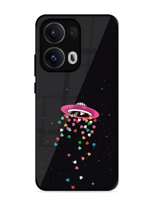 Love From Above Glossy Soft Edge Case for Oppo Reno 13 Pro (5G)