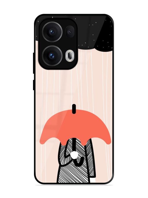 Stormy Weather, Shielded Soul Glossy Soft Edge Case for Oppo Reno 13 Pro (5G)