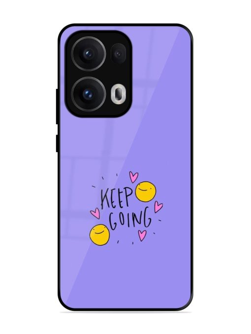 Smiling Through It All Glossy Soft Edge Case for Oppo Reno 13 Pro (5G)
