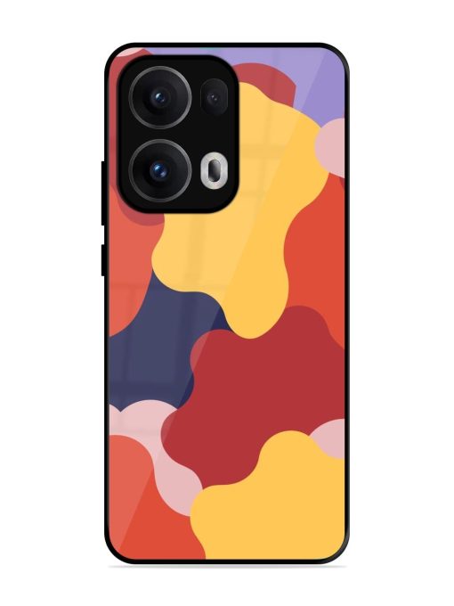 Gooey Color Chaos Glossy Soft Edge Case for Oppo Reno 13 Pro (5G)