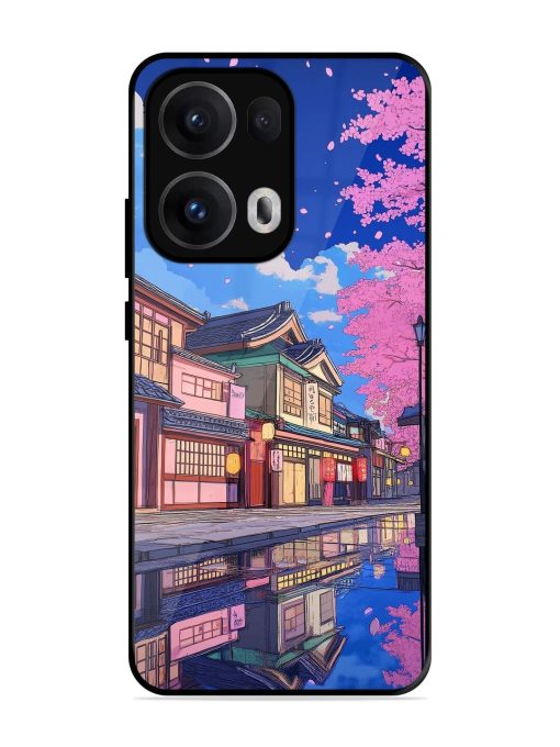 Tranquil Reflections Glossy Soft Edge Case for Oppo Reno 13 Pro (5G)