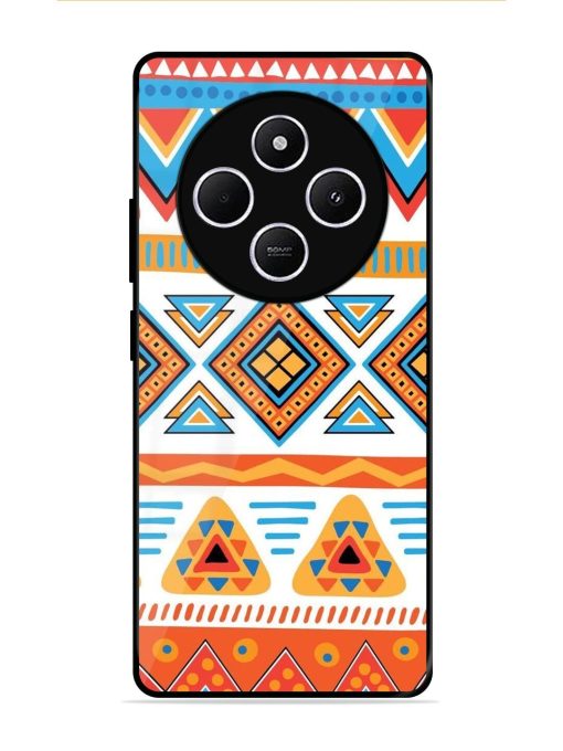 Vibrant Tribal Pattern Glossy Soft Edge Case for Poco C75 (5G)