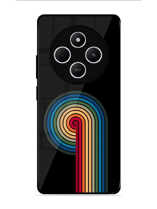 Rainbow Ripple Glossy Soft Edge Case for Poco C75 (5G)