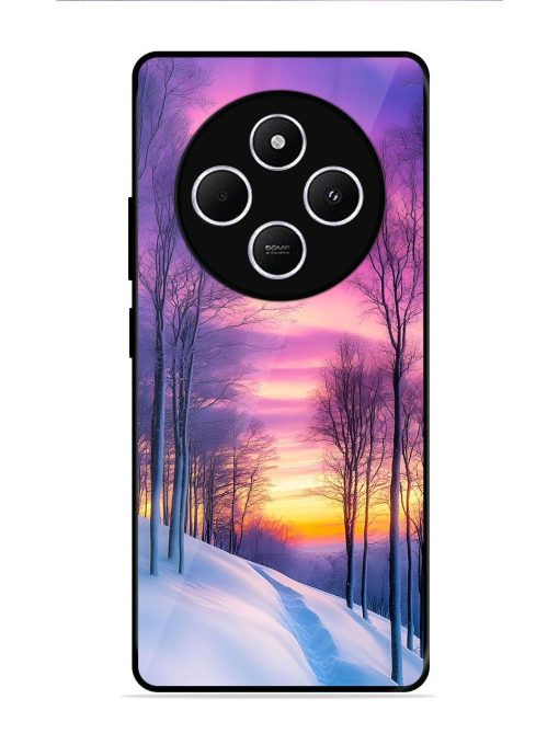 Winter'S Purple Haze Glossy Soft Edge Case for Poco C75 (5G)