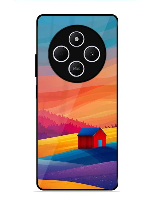 Sunset Solitude Glossy Soft Edge Case for Poco C75 (5G)