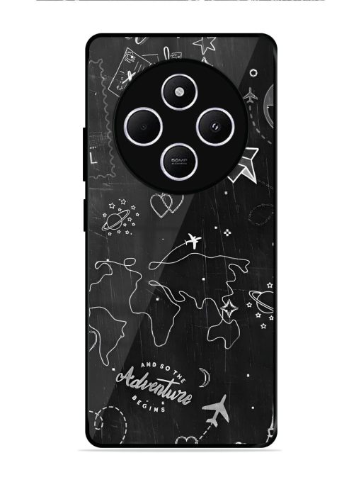 Wanderlust Sketchbook Glossy Soft Edge Case for Poco C75 (5G)
