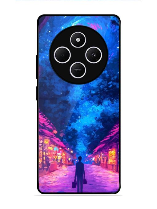 Neon Nightscape Glossy Soft Edge Case for Poco C75 (5G)