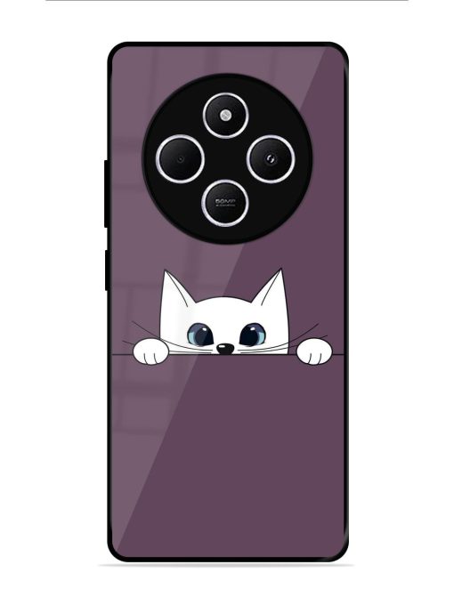 Peek-A-Boo Kitty Glossy Soft Edge Case for Poco C75 (5G)