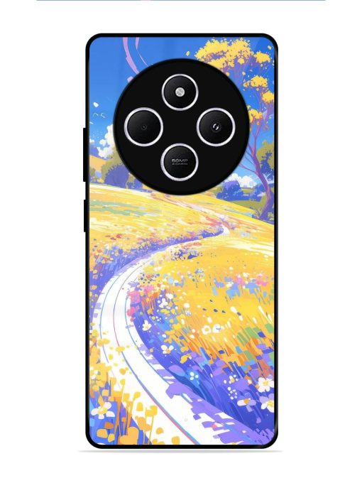 Vibrant Spring Meadow Glossy Soft Edge Case for Poco C75 (5G)
