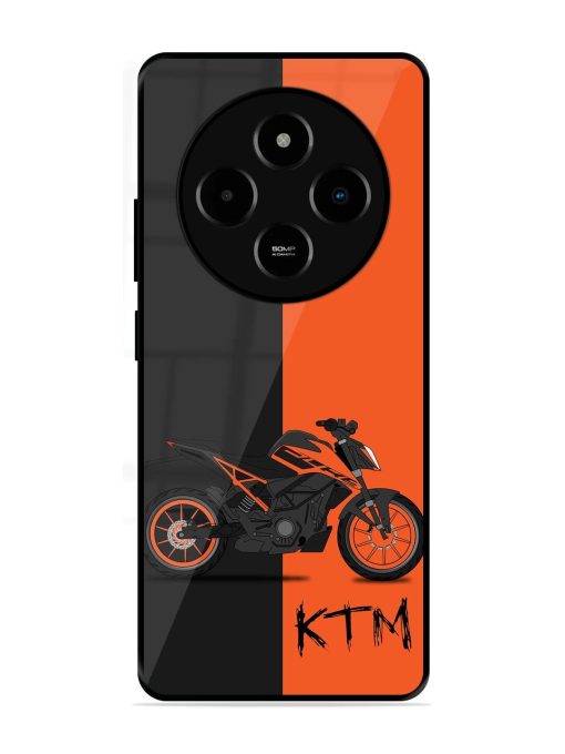 Orange Beast Glossy Soft Edge Case for Poco M7 (5G)
