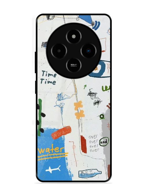 Mind Map Madness Glossy Soft Edge Case for Poco M7 (5G)