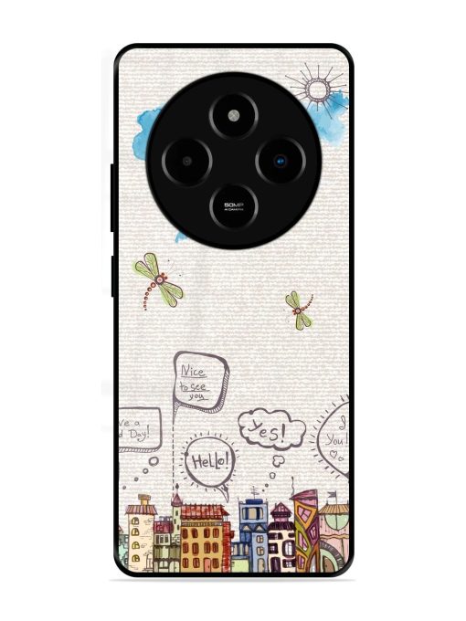 Doodle City Glossy Soft Edge Case for Poco M7 (5G)