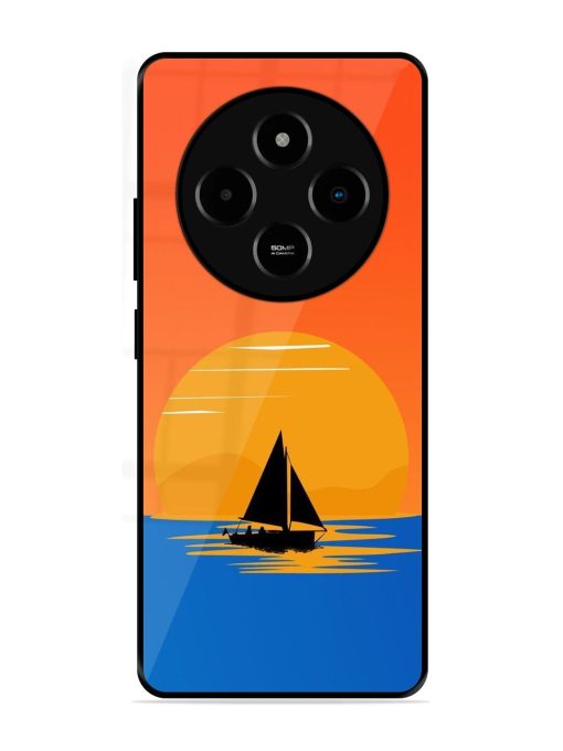 Sunset Sail Glossy Soft Edge Case for Poco M7 (5G)