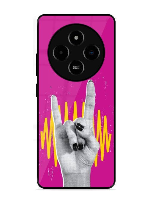 Rock Hand Glossy Soft Edge Case for Poco M7 (5G)