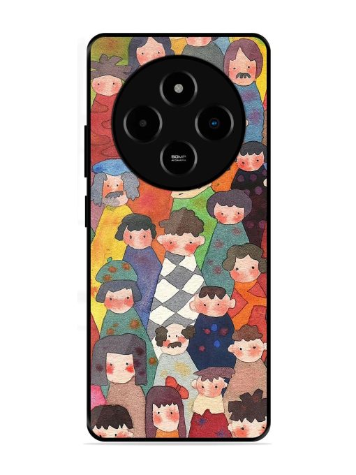 Blooming Arcs Glossy Soft Edge Case for Poco M7 (5G)