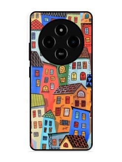 Rainbow House Glossy Soft Edge Case for Poco M7 (5G)