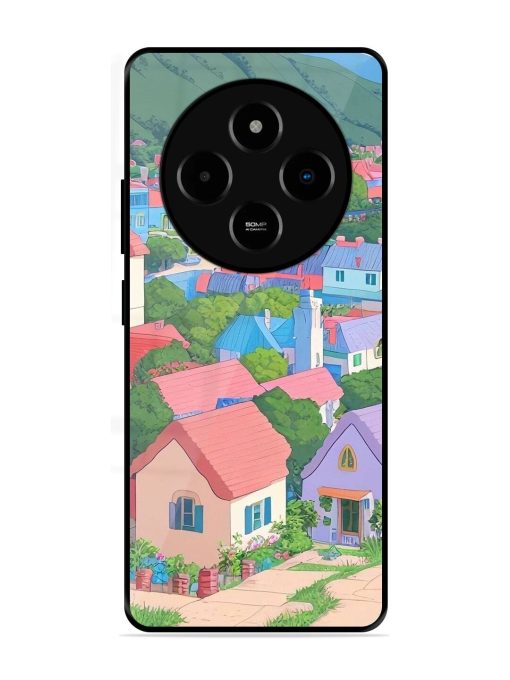 Pastel Paradise Glossy Soft Edge Case for Poco M7 (5G)
