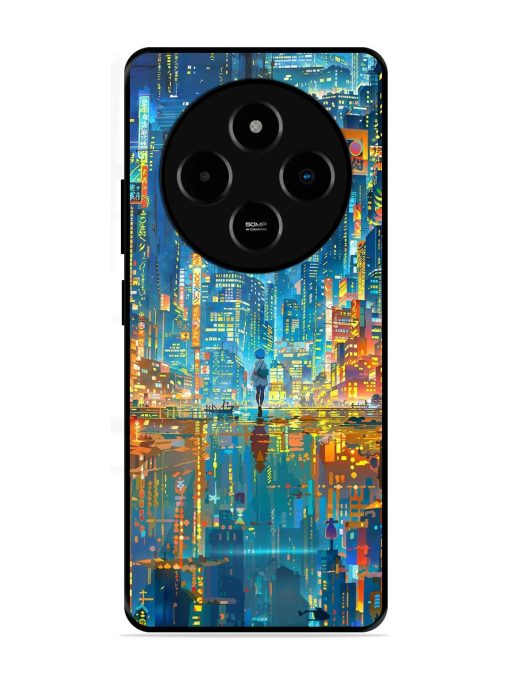 Neon Metropolis Glossy Soft Edge Case for Poco M7 (5G)