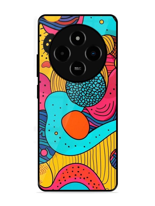 Psychedelic Patterns Glossy Soft Edge Case for Poco M7 (5G)