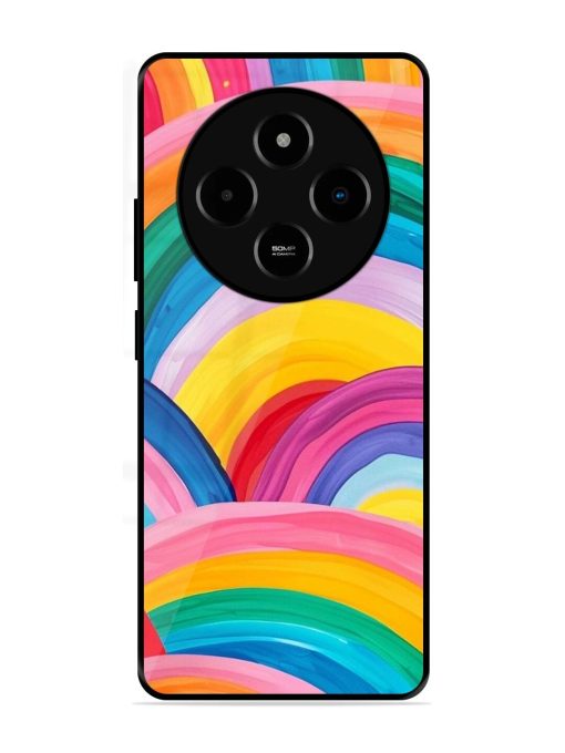 Rainbow Symphony Glossy Soft Edge Case for Poco M7 (5G)