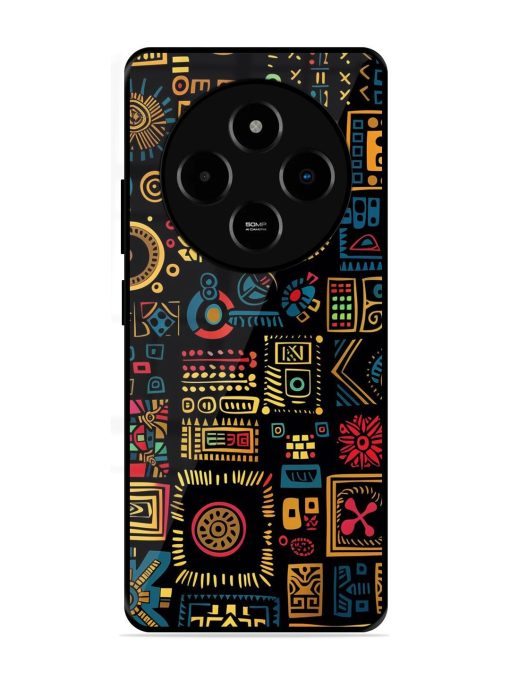 Tribal Tapestry Glossy Soft Edge Case for Poco M7 (5G)