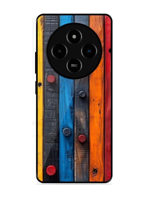 Rainbow Plank Glossy Soft Edge Case for Poco M7 (5G)