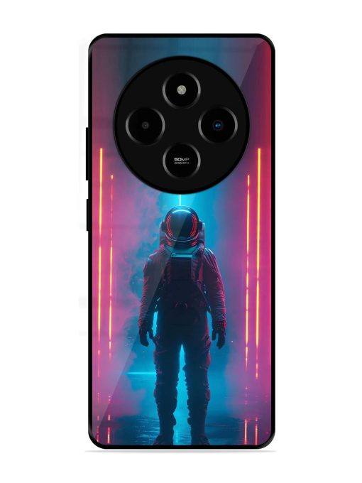 Neon Astronaut Glossy Soft Edge Case for Poco M7 (5G)