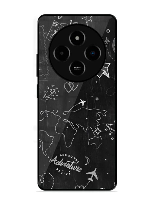 Wanderlust Sketchbook Glossy Soft Edge Case for Poco M7 (5G)