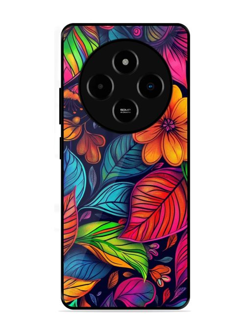 Rainbow Of Blooms Glossy Soft Edge Case for Poco M7 (5G)