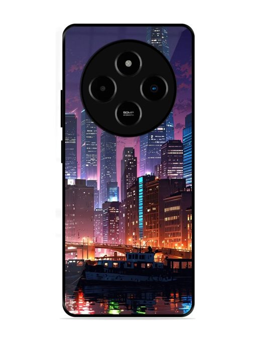 Neon Nightscape Glossy Soft Edge Case for Poco M7 (5G)