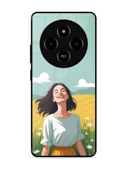 Girl Graffiti Glossy Soft Edge Case for Poco M7 (5G)