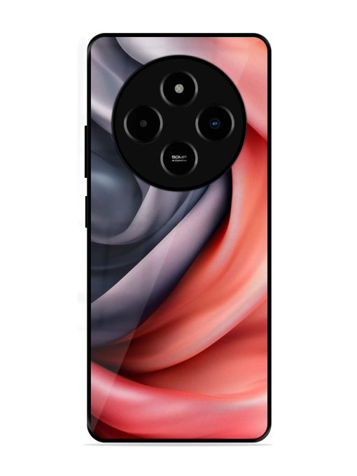 Swirling Silk Glossy Soft Edge Case for Poco M7 (5G)