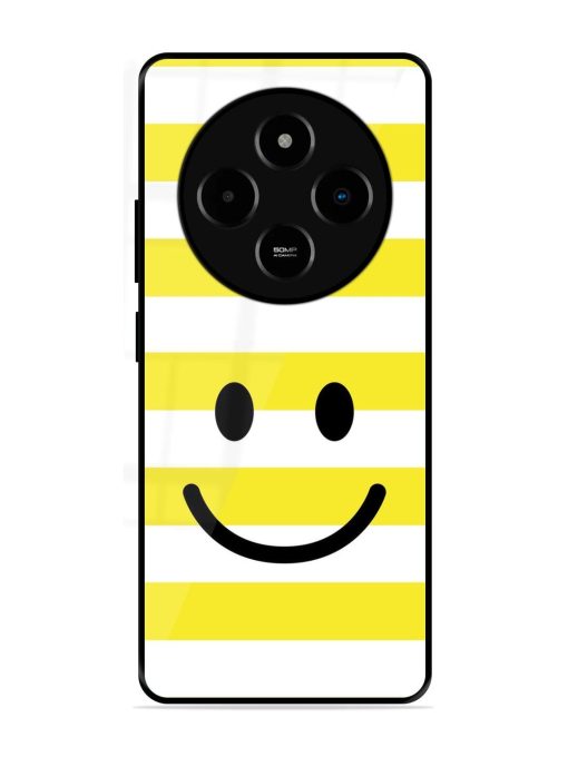 Smiling Stripes Glossy Soft Edge Case for Poco M7 (5G)