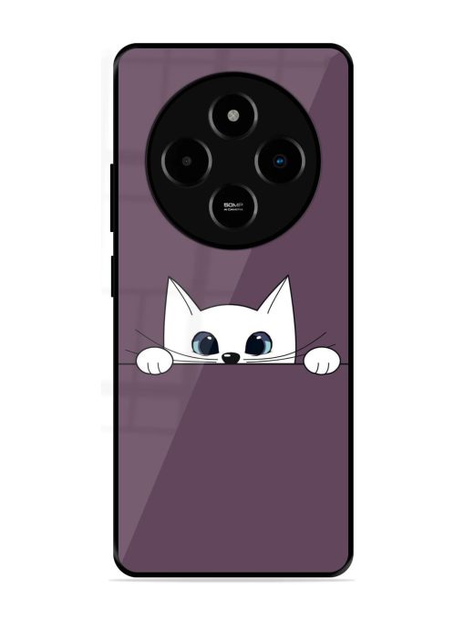 Peek-A-Boo Kitty Glossy Soft Edge Case for Poco M7 (5G)