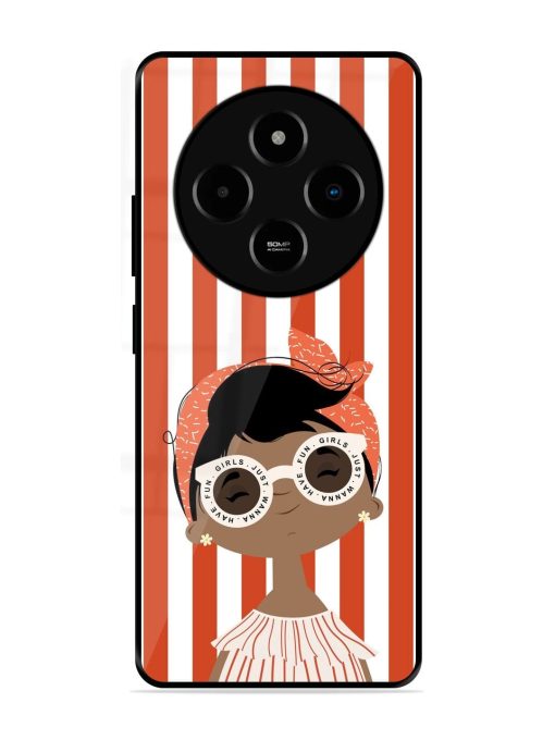 Girls Just Wanna Have Fun Glossy Soft Edge Case for Poco M7 (5G)