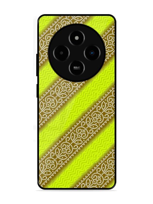 Golden Bandana Bliss Glossy Soft Edge Case for Poco M7 (5G)