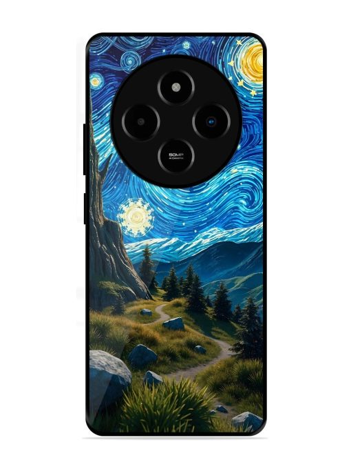 Starry Night In The Shire Glossy Soft Edge Case for Poco M7 (5G)