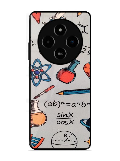 Science Doodle Delight Glossy Soft Edge Case for Poco M7 (5G)